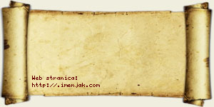 Jakov Miljojković vizit kartica